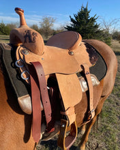 Load image into Gallery viewer, Punchy Rose Bullseye Saddle
